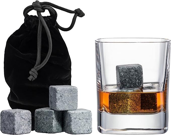 Amazon.com: Set of 9 Grey Beverage Chilling Stones [Chill Rocks] Whiskey Stones for Whiskey and O... | Amazon (US)