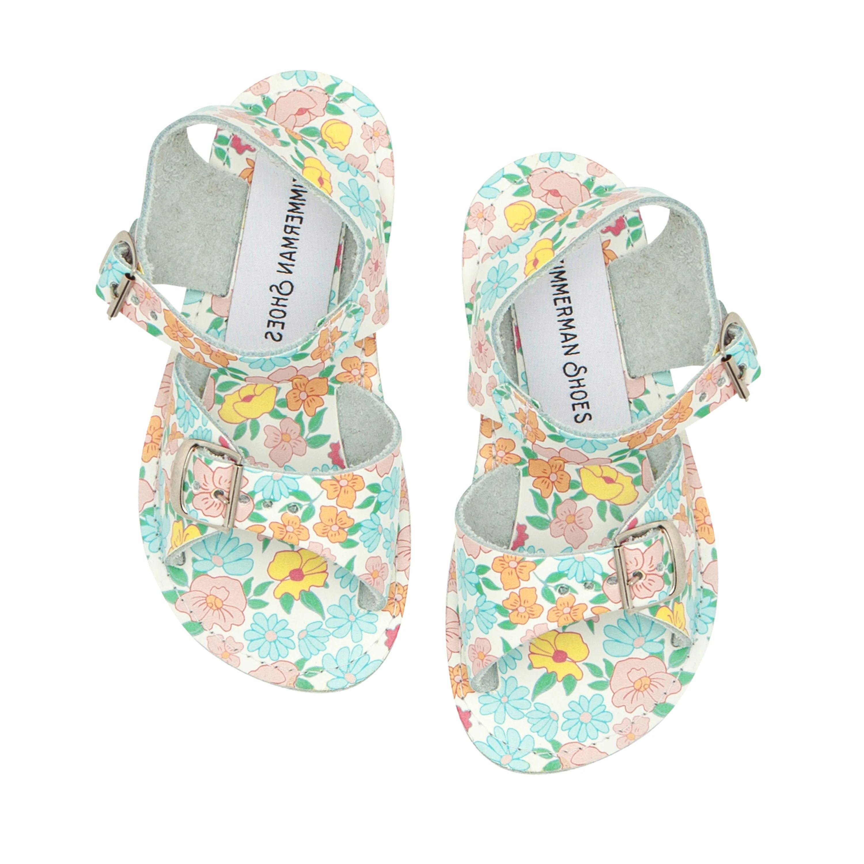 minnow x zimmerman hawaiian floral sandal | minnow