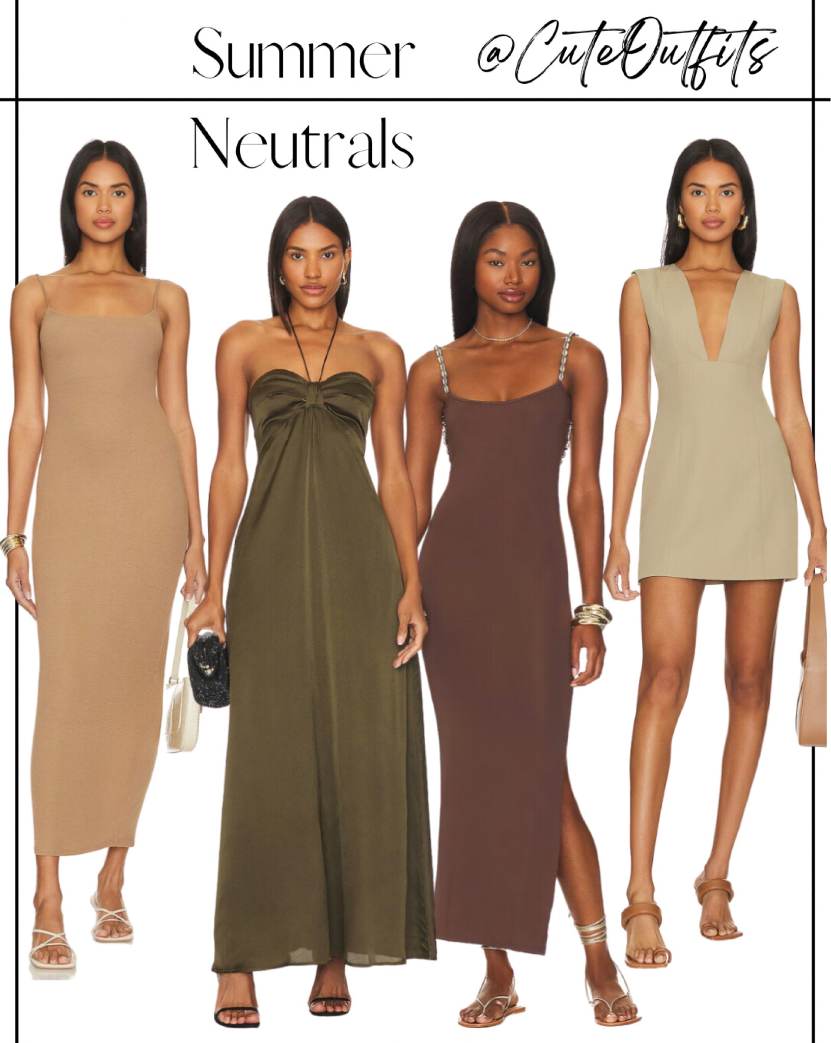 brown neutral outfits