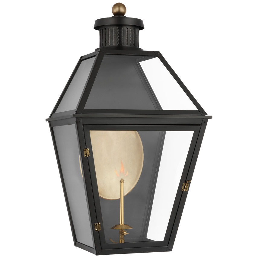 Stratford Large 3/4 Gas Wall Lantern | Visual Comfort