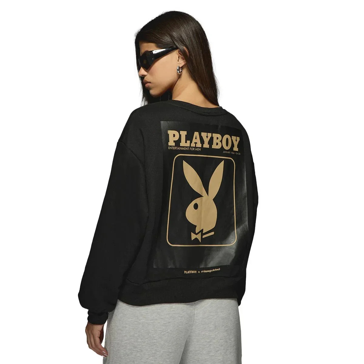 Playboy x Missguided - Jan 1984 Cover Sweatshirt | Playboy