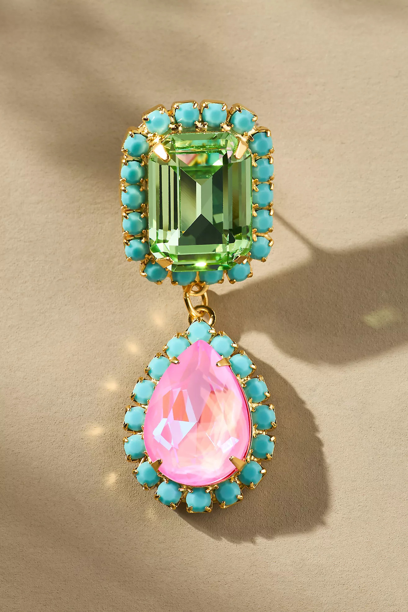 The Pink Reef Jewel Neons Drop Earrings | Anthropologie (US)