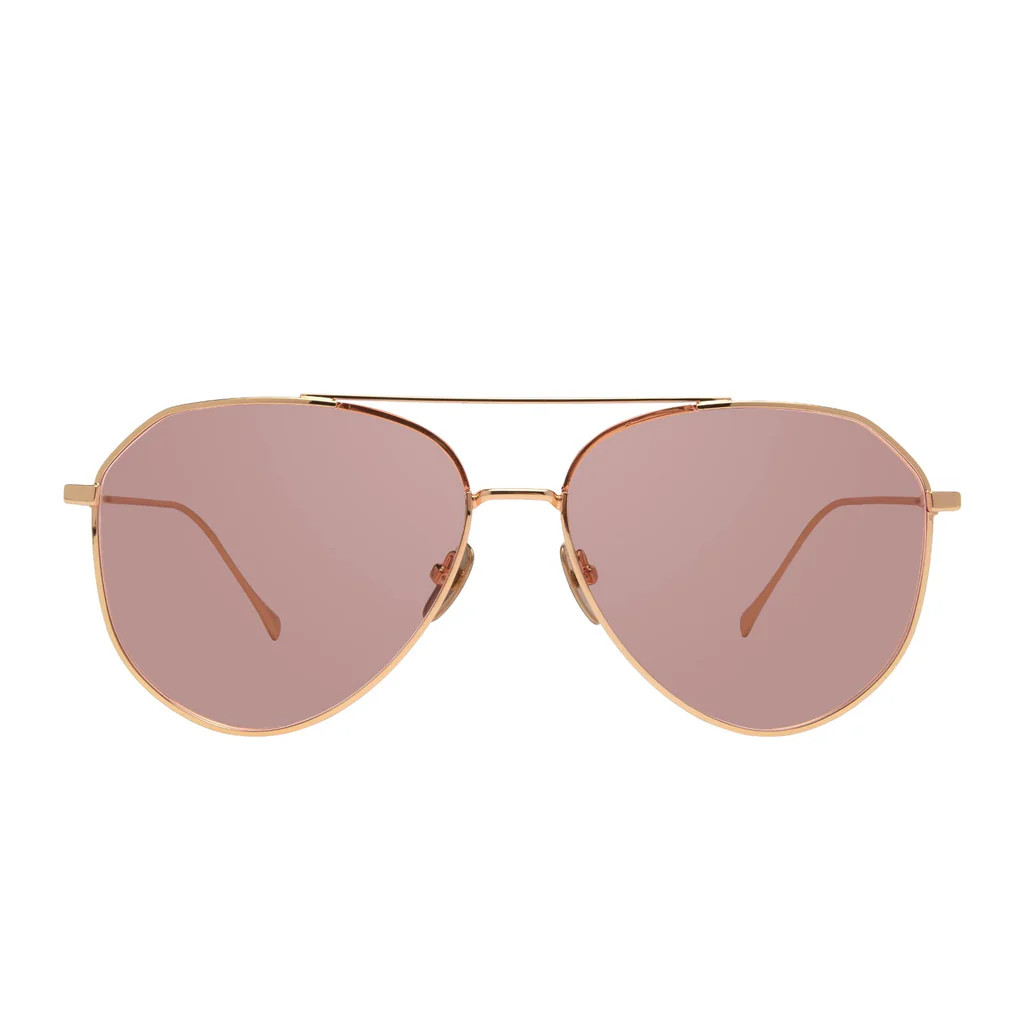 DASH - YELLOW GOLD + TRANSLUCENT PINK | DIFF Eyewear