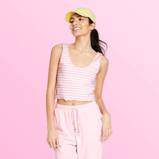 Women's Striped Tank Top - Stoney Clover Lane x Target Light Pink | Target