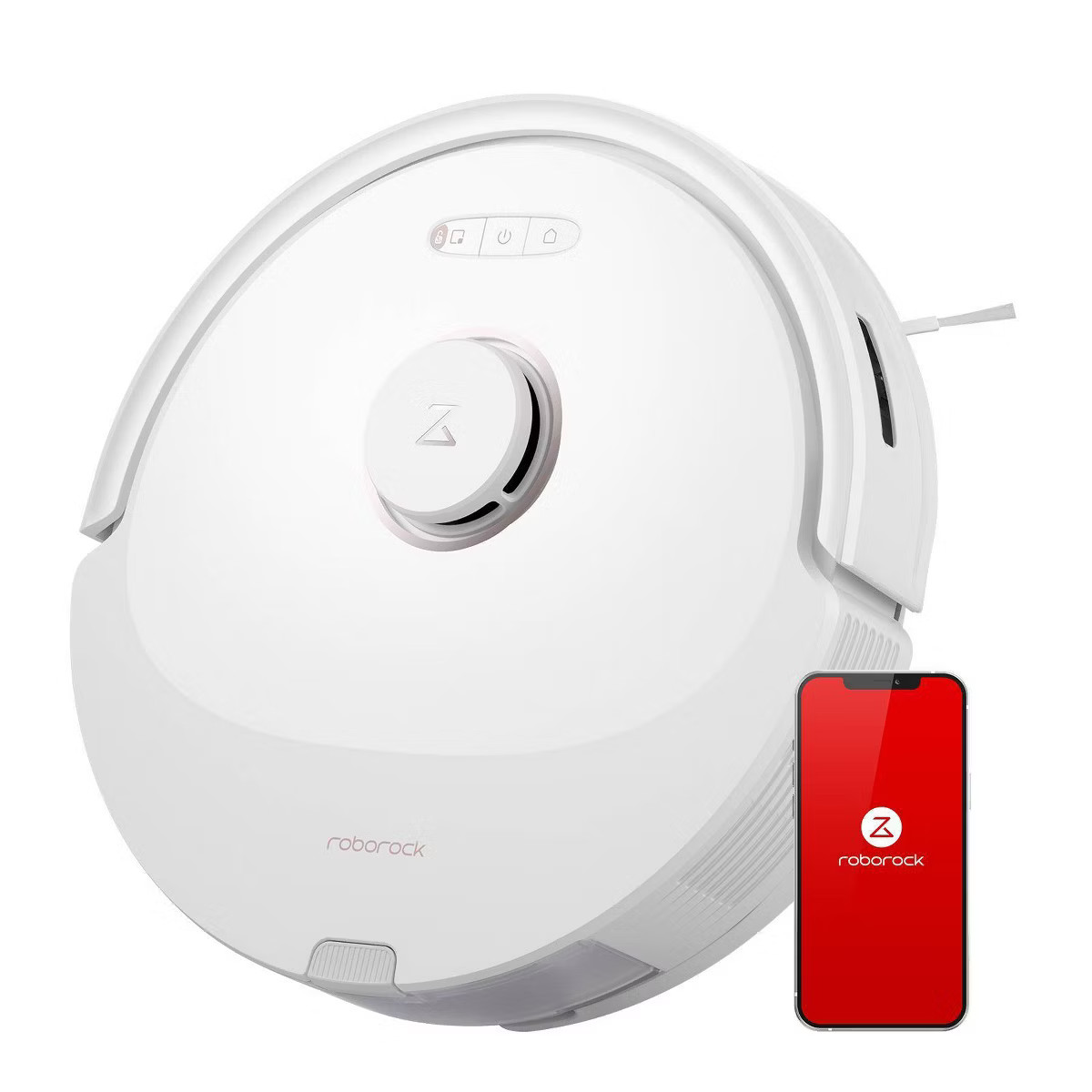 Q8 Max Robotic Vacuum White: Roborock, Cordless, Smart Mapping, App Controlled, Tangle-Free, Mult... | Target