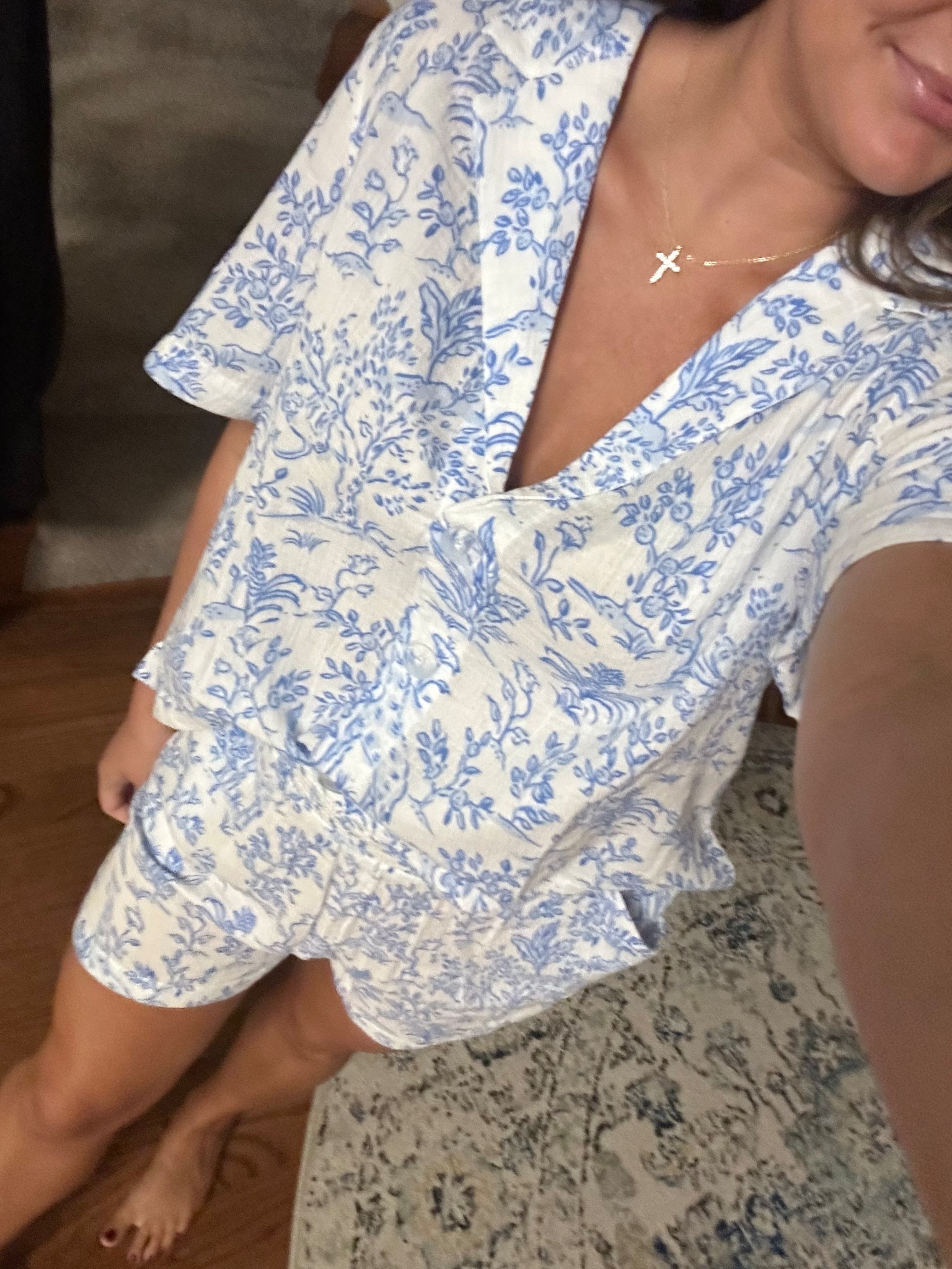 This Lilly swimsuit coverup set also makes the perfect pajamas! 
🤍🩵🤍
Wearing my normal medium 