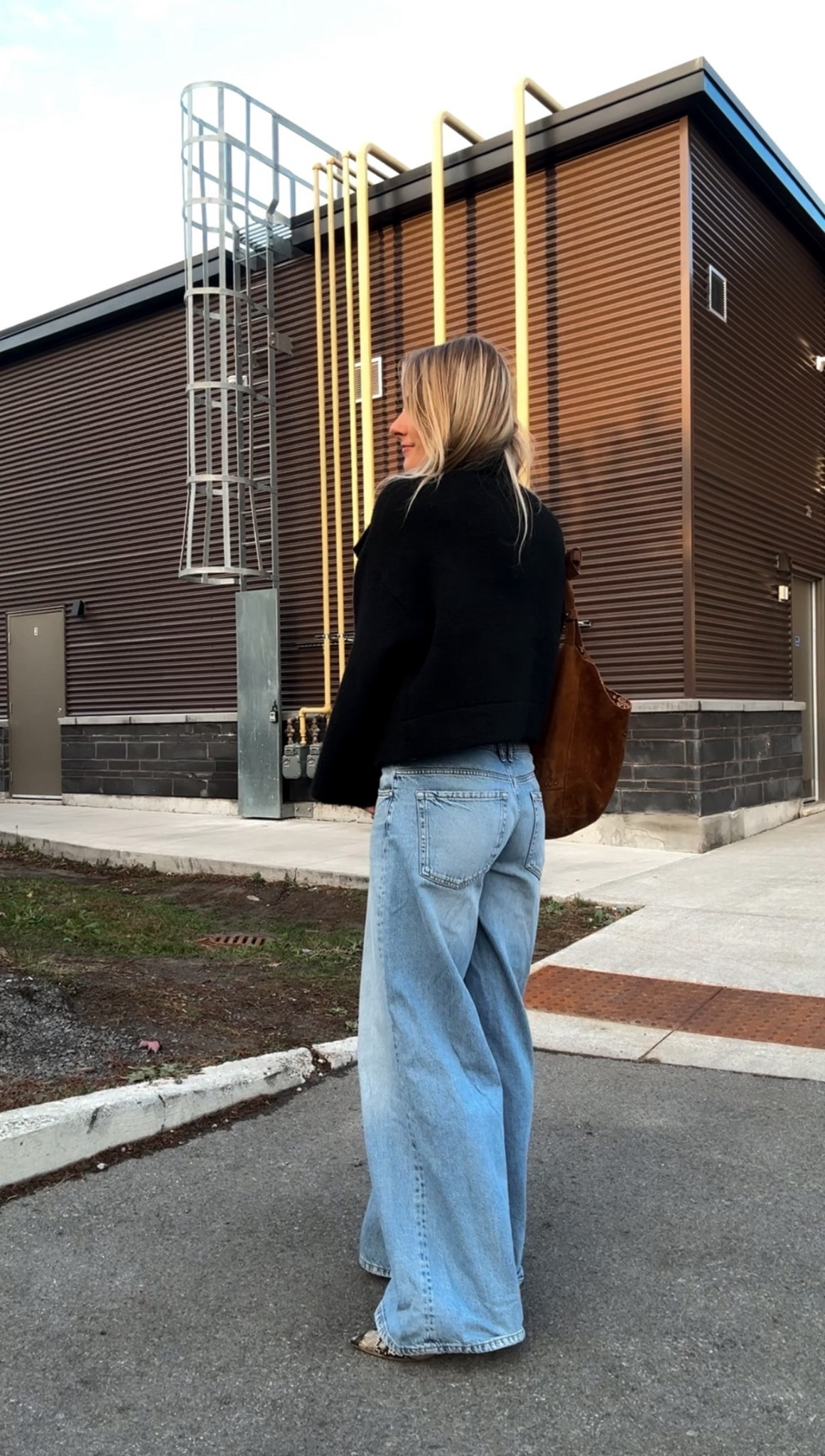 Fall outfit for mom
Wide leg jeans & pointy flats

Jeans are old Zara (search “palazzo jeans”) & jacket is fall 2025 (5536/199/800), I’m wearing a large 


#LTKFindsUnder50 #LTKStyleTip #LTKTall