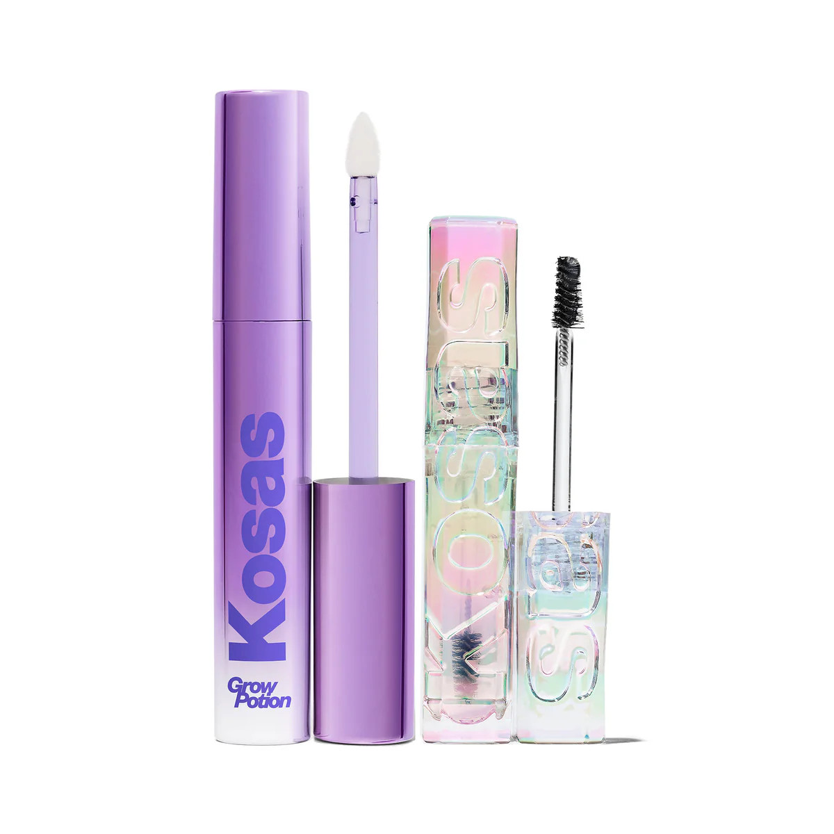 Brow & Lash Boosting Serum + Clear Brow Gel | Kosas