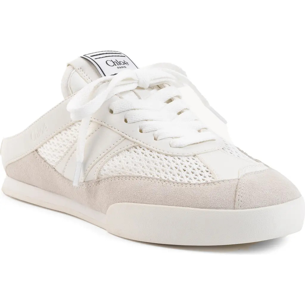 Chloé Kick Mule Sneaker in Cloudy Cream at Nordstrom, Size 37 | Nordstrom