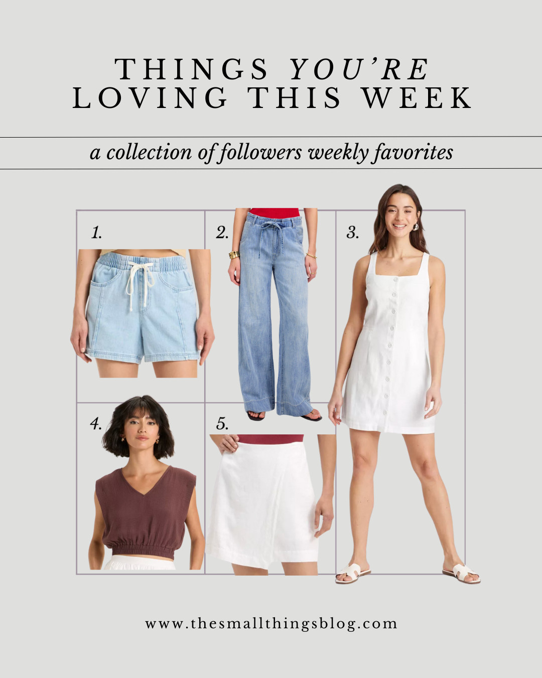 Things you’re loving this week, Target, Madewell 

#LTKSummerEdit #LTKFindsUnder50 #LTKStyleTip