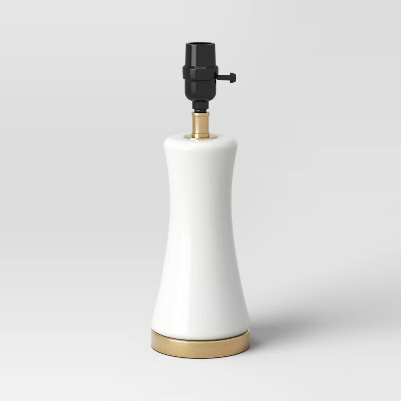 Small Opal Glass Lamp Base White - Threshold™ | Target