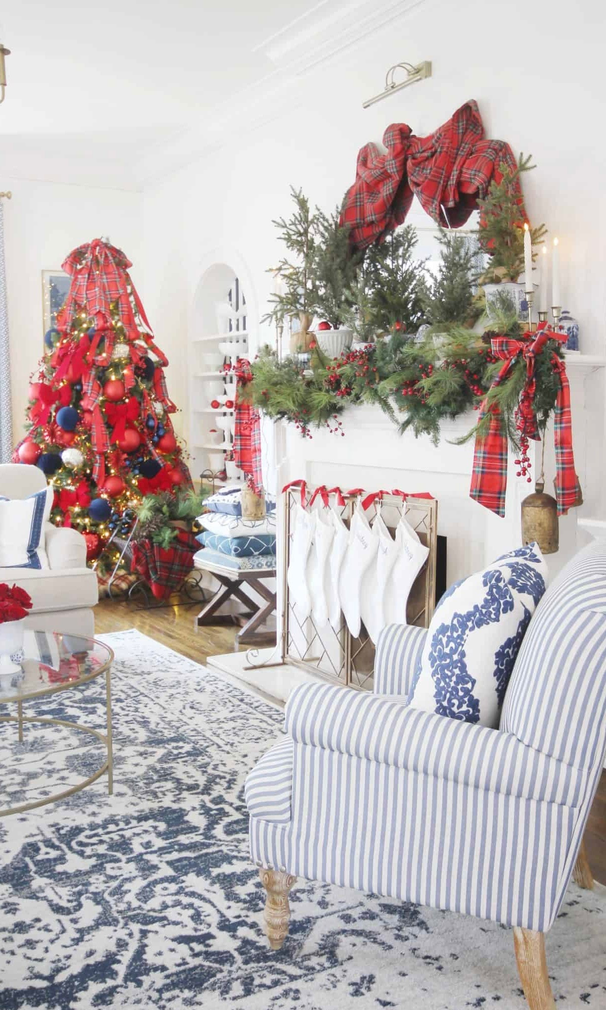 Here are all my details on how I decorated my Christmas tree. I love these velvet ornaments and velvet bows and the cutest plaid sashes.

#LTKHoliday #LTKHome #LTKFindsUnder50