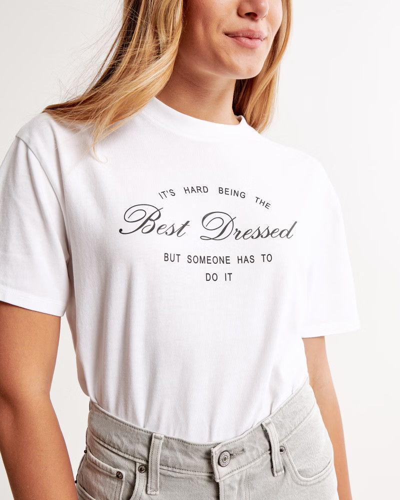 Best Dressed Graphic Easy Tee | Abercrombie & Fitch (US)