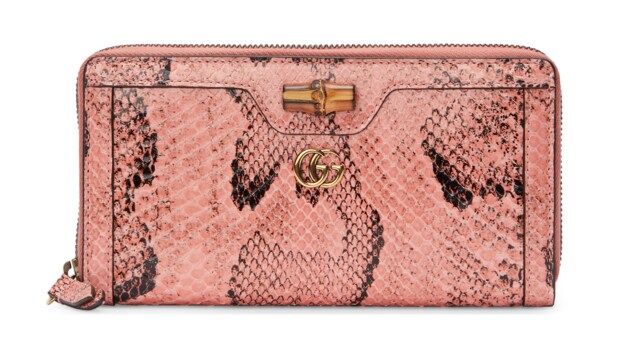 Gucci - Gucci Diana python zip around wallet | Gucci (US)