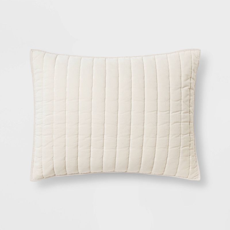 Channel Stitch Velvet Quilt Sham - Threshold™ | Target