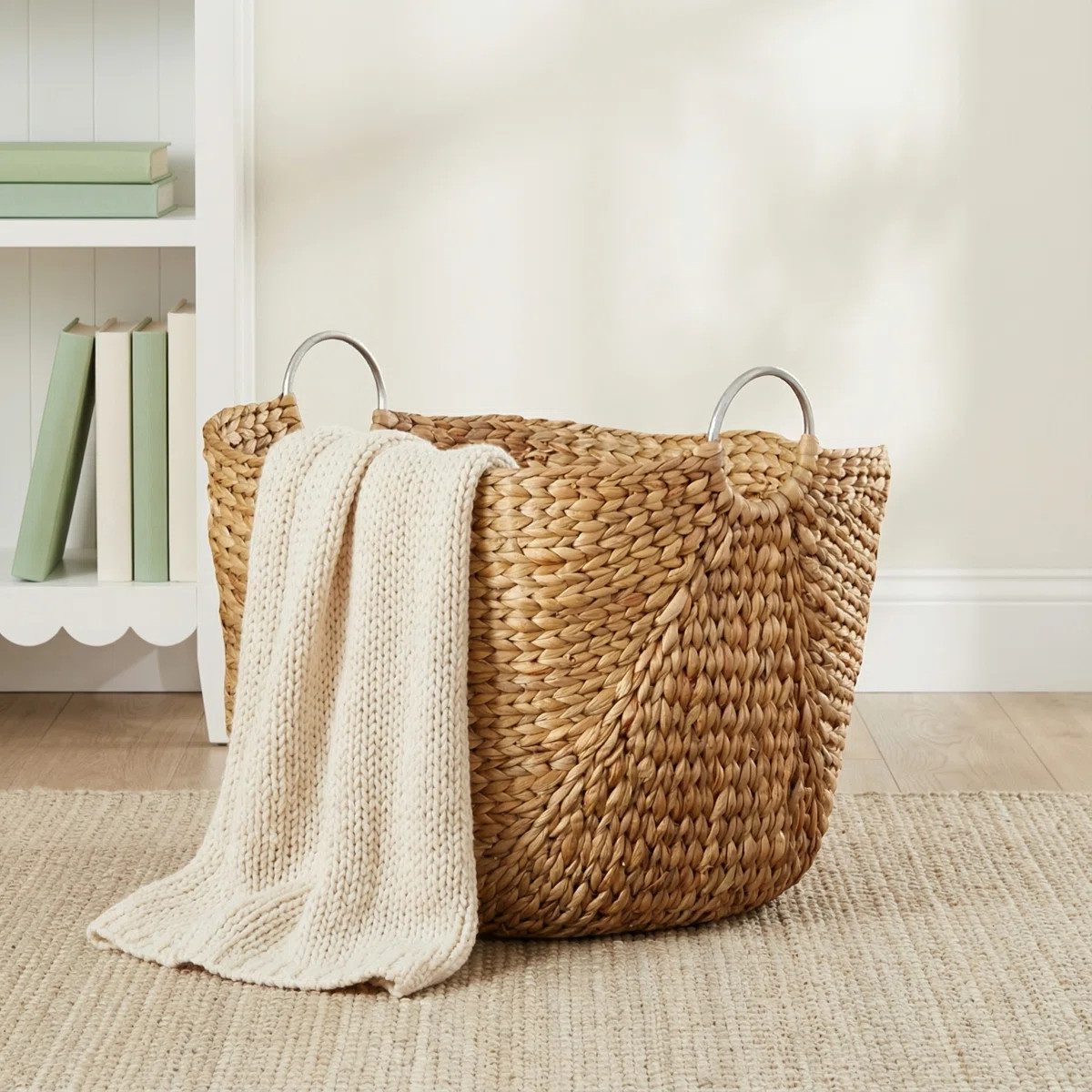 Milnor Seagrass Handmade Woven Decorative and Functional Storage Basket | Wayfair North America