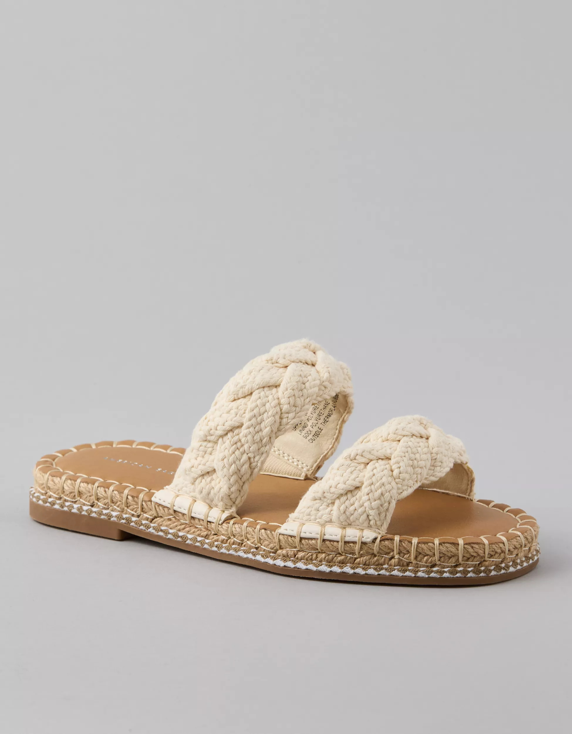 AE Double Strap Slide Sandal | American Eagle Outfitters (US & CA)