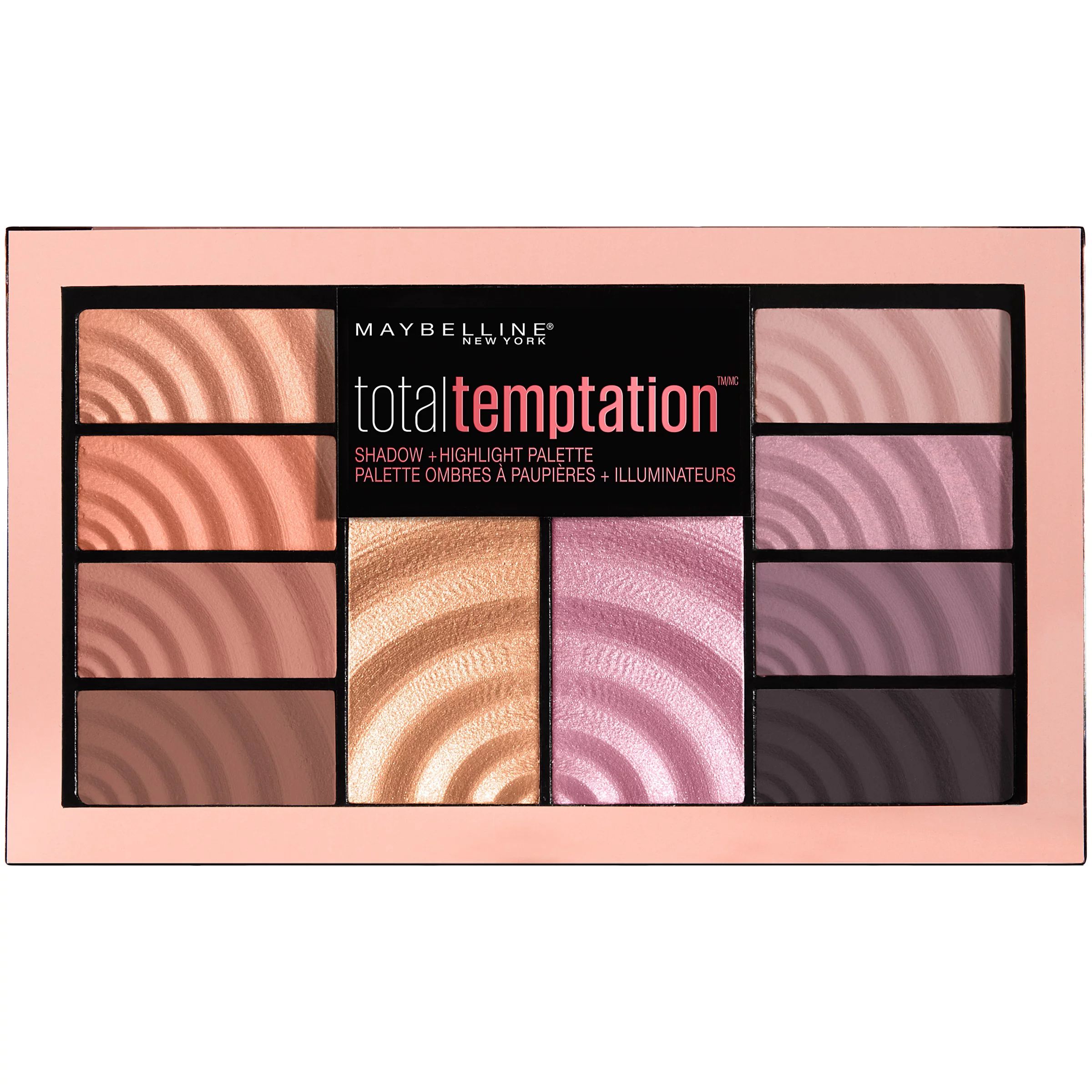 Maybelline New York Total Temptation Shadow + Highlight Palette, 0.42 oz. | Walmart (US)