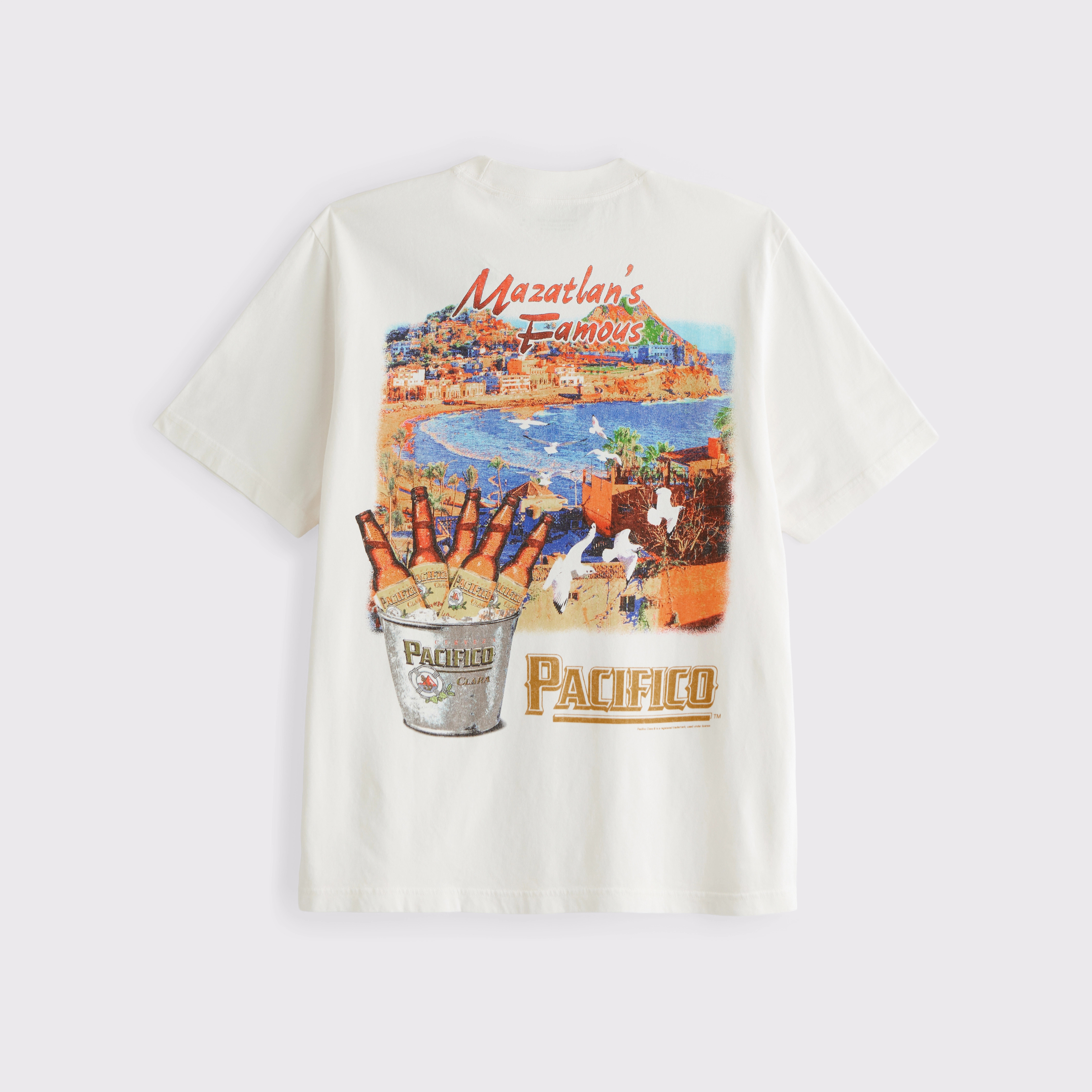 Pacifico Vintage-Inspired Graphic Tee | Abercrombie & Fitch (US)