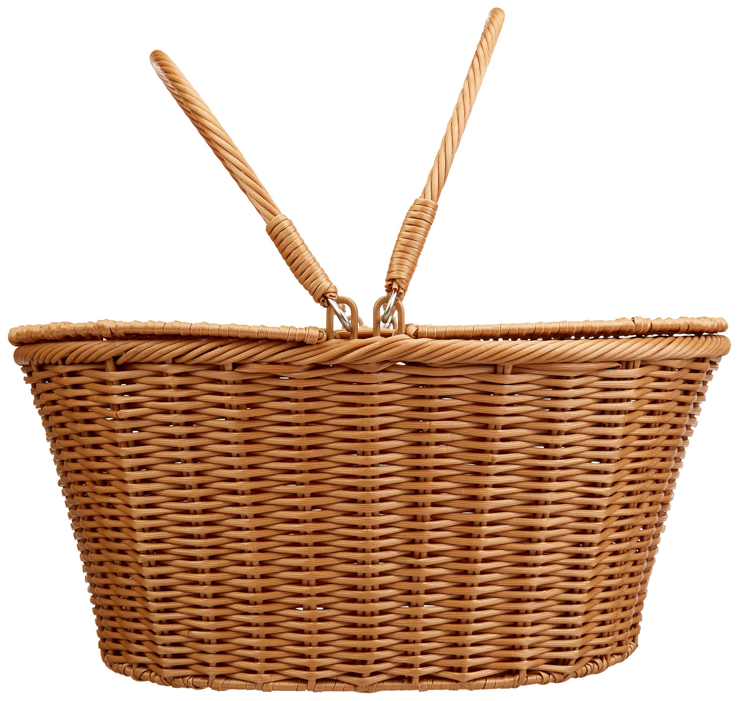 Kovot Poly-Wicker Picnic Basket | Measures 16" x 13.5" x 7.5" | for Picnics, Parties and BBQs | H... | Amazon (US)