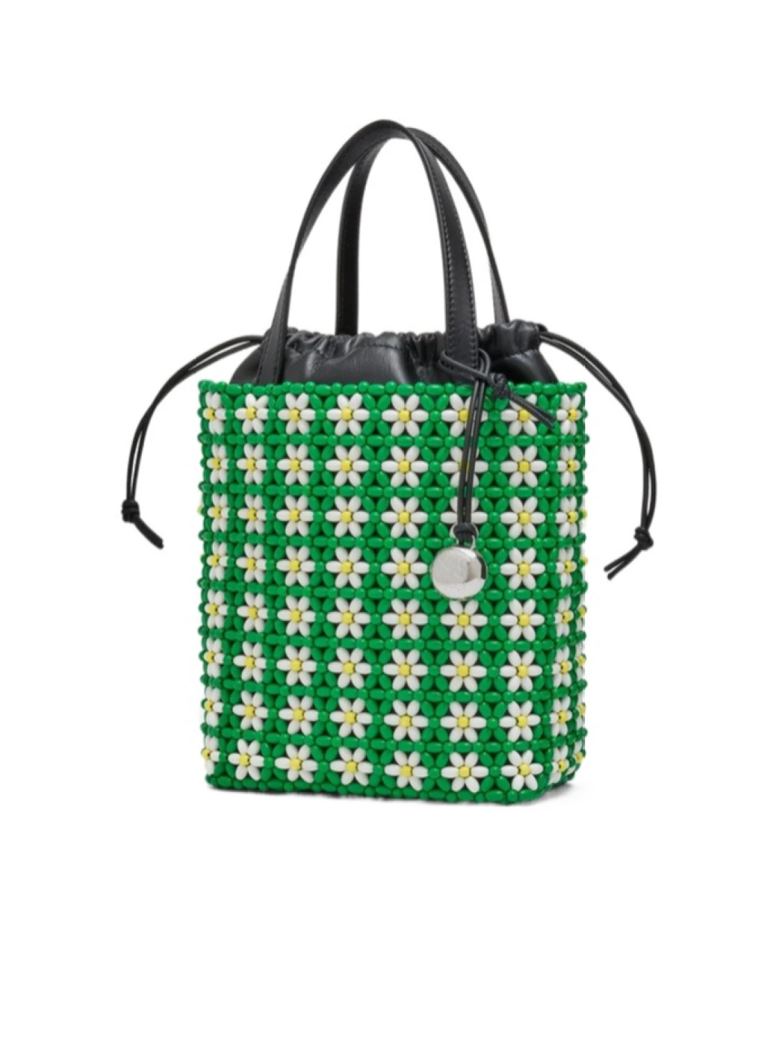 Mini tote in beads and lambskin | Senser US