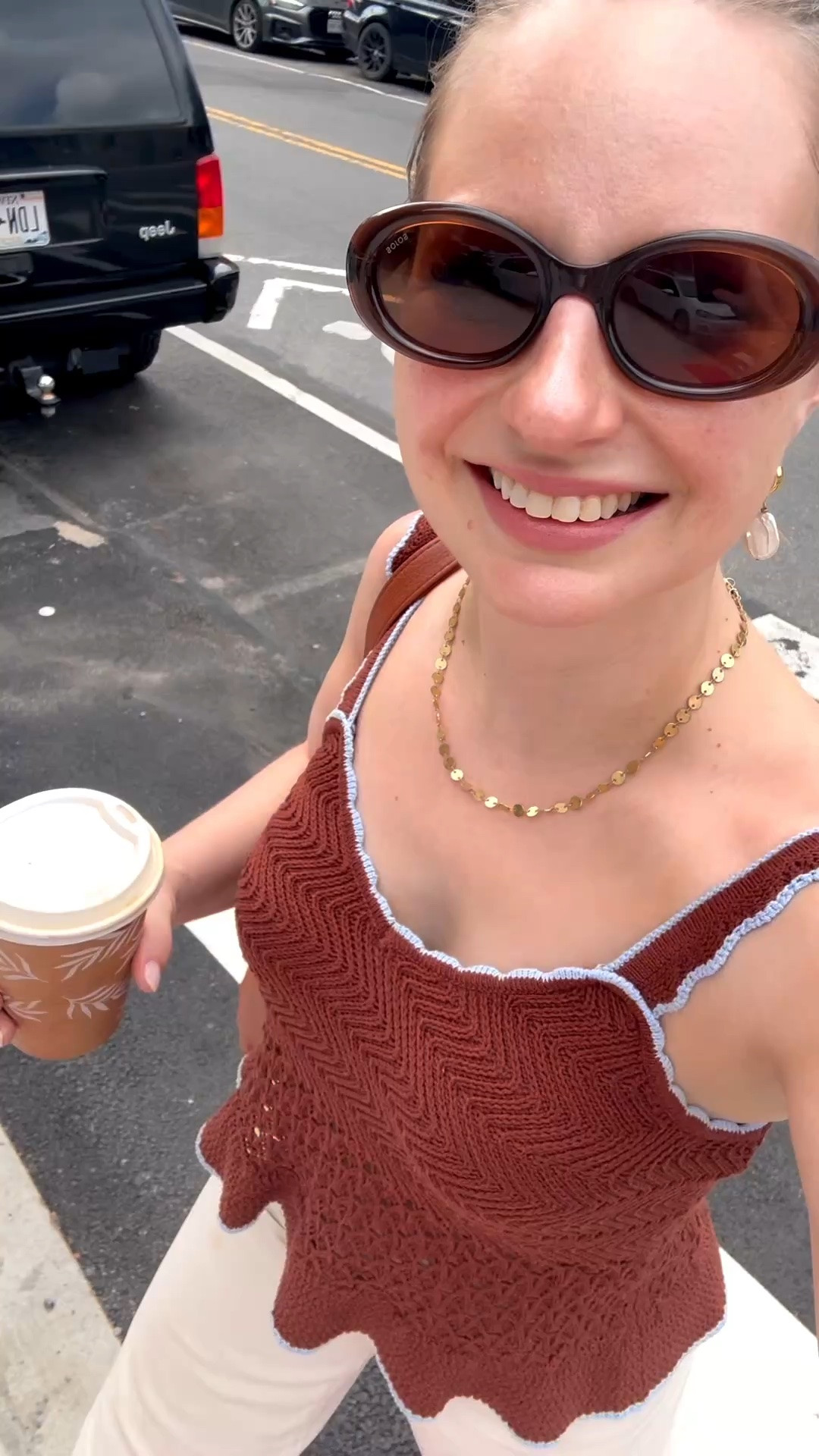 I can’t get over how good this tank is! Fit and construction are perfect, and it’s so soft and comfy— not to mention the on trend brown and blue color combo! Wearing my true size XS. 

Transitional dressing, early fall outfit, chocolate brown, Target find

#LTKootd #LTKPetite