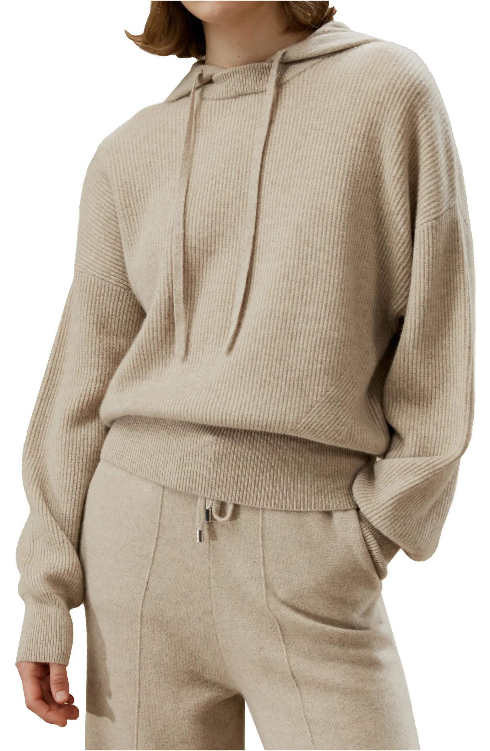 Lilysilk Eshe 2-in-1 Cashmere Detachable Hoodie | Nordstrom | Nordstrom