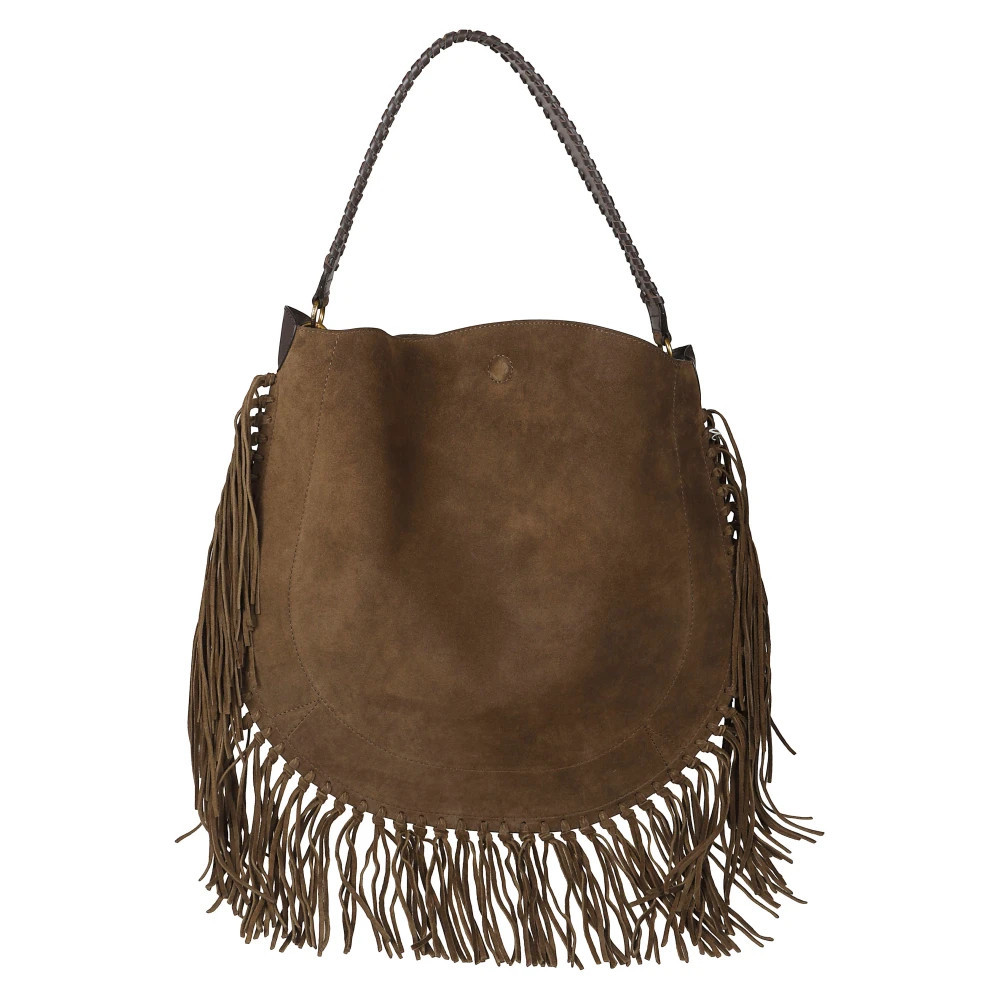 Isabel Marant - Oskan Hobo Soft Fringe Bag - - Bags - Damen - Braun - ONE SIZE | Miinto DE