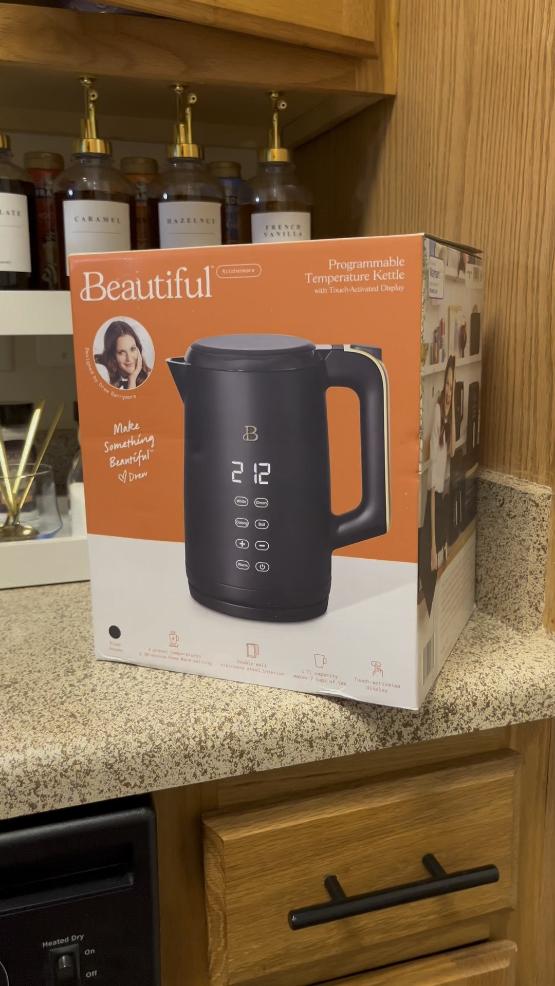 Baddies.. get into this beautiful, sleek kettle by Drew Barrymore if you love tea, cocoa, need boiling water without using the stove then this is the kettle for you! I personally don’t like tea but I will be using for hot cocoa, and boiling water needed.. you can find this product down below 👇🏾

#LTKfamily #LTKVideo #LTKhome