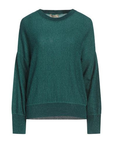 Momoní Woman Sweater Emerald green Size M Merino Wool, Polyamide, Mohair wool | YOOX (US)