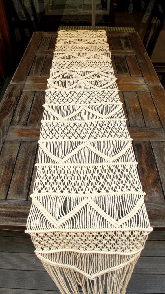 Handwoven Macrame Table Runner, Handmade Wedding Table Runner, Wholesale Wedding Table Runner, Rusti | Etsy (CAD)