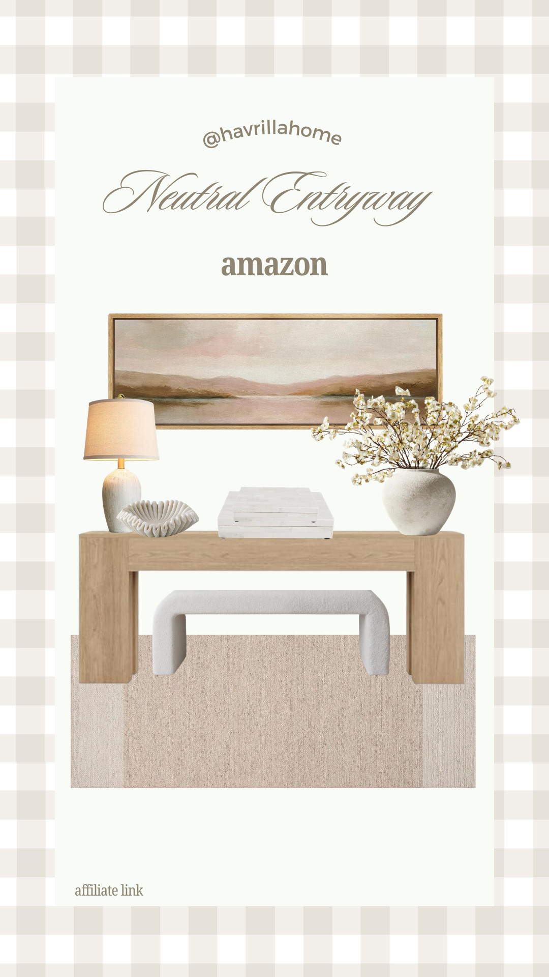 Neutral entryway decor amazon, modern neutral console table decor, amazon entryway styling ideas, neutral home decor amazon finds, entryway bench amazon, neutral area rug amazon, modern entryway decor inspiration, minimalist entryway styling, neutral home styling ideas, console table decor amazon, spring neutral home decor 

 

#LTKHome
