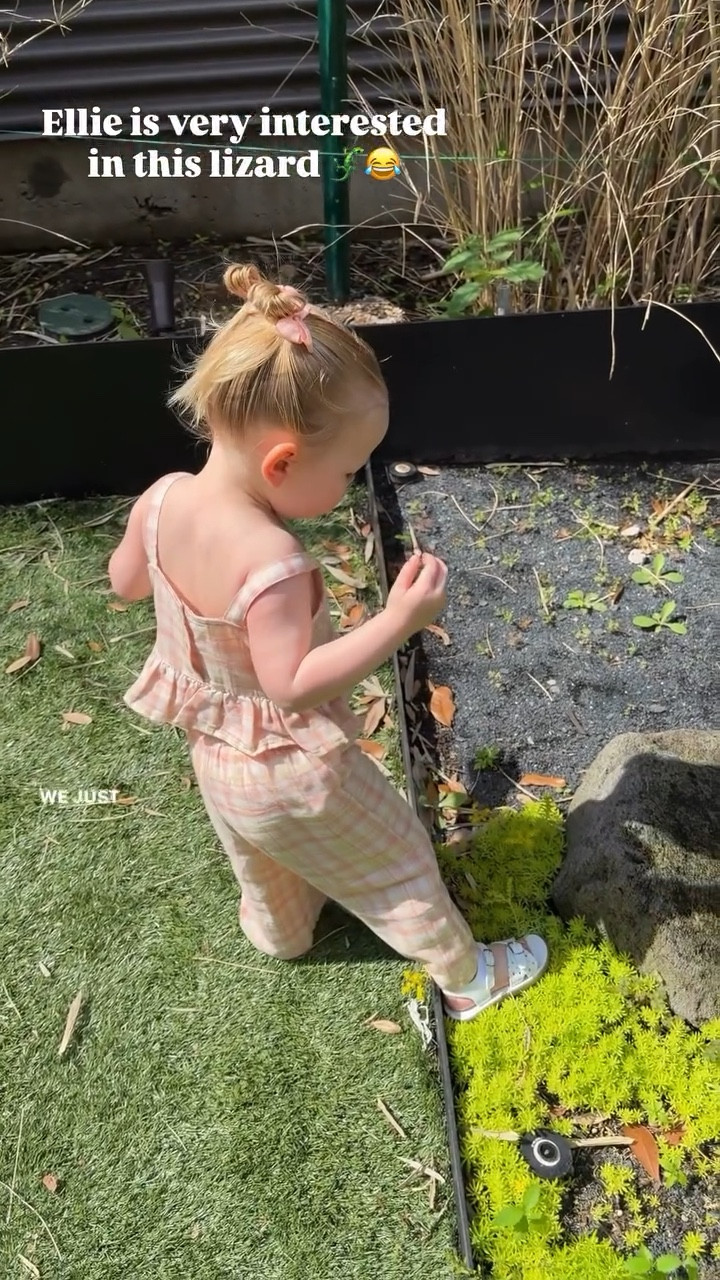 Ellie is very interested in this lizard 🦎😂 Wearing one of the cutest matching sets from Rylee and Cru! Her white sandals are also fully in stock.

#LTKootd #LTKKids #LTKdayinmylife