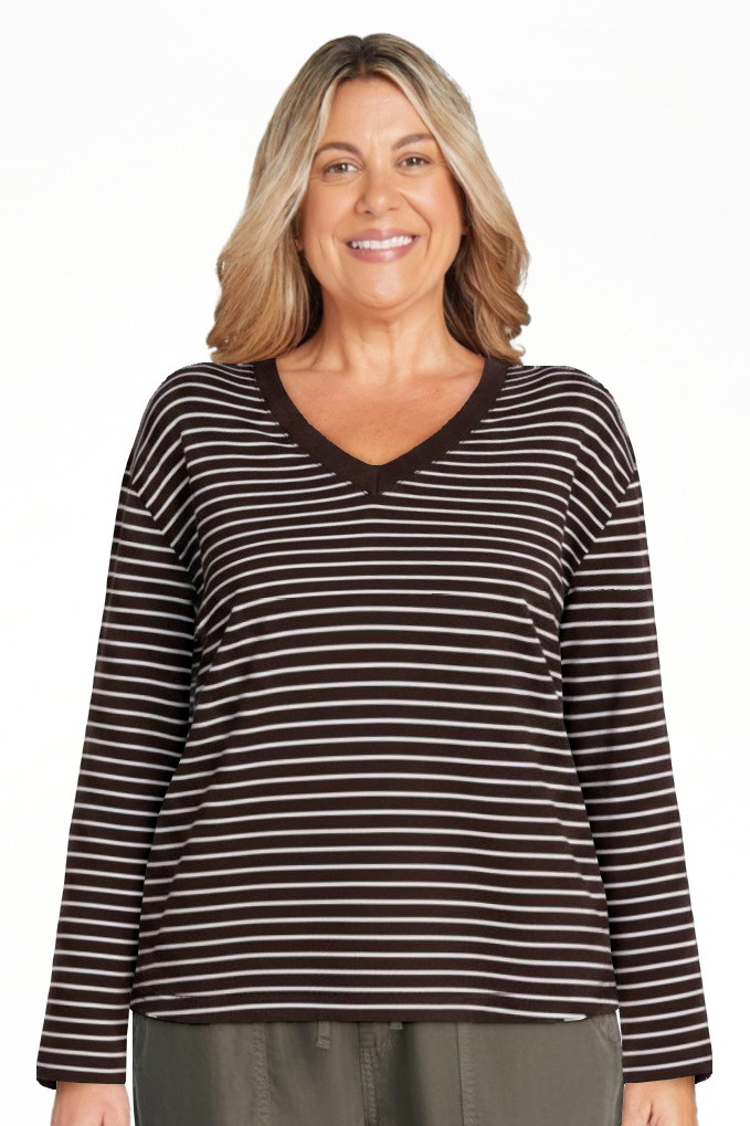 Scenario Women's and Women's Plus Relaxed Tee with Long Sleeves, Sizes XS-4X | Walmart (US)