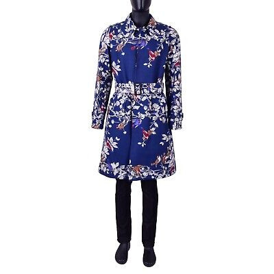 DOLCE & GABBANA Birds and Leafs Printed Canvas Coat Trench Blue 48 US 38 M 07028  | eBay | eBay US