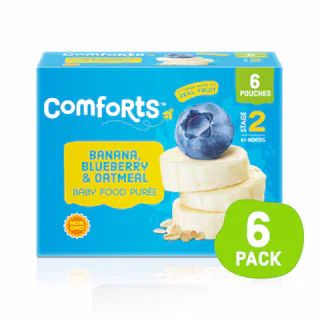 Comforts™ Banana Blueberry & Oatmeal Stage 2 Baby Food Puree Pouches | Kroger