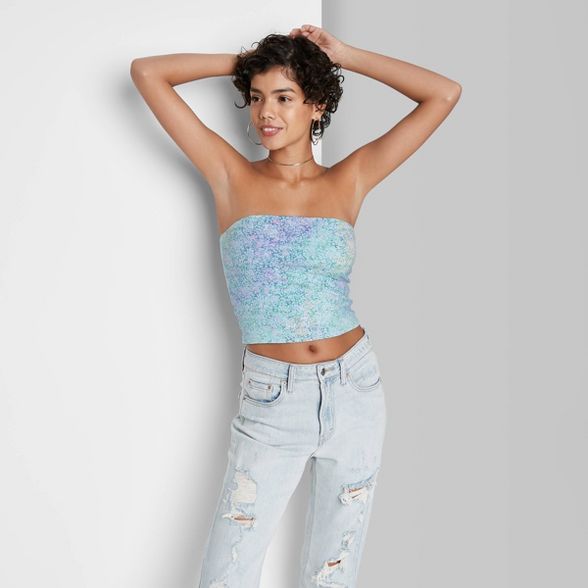 Women's Cropped Tube Top - Wild Fable™ | Target