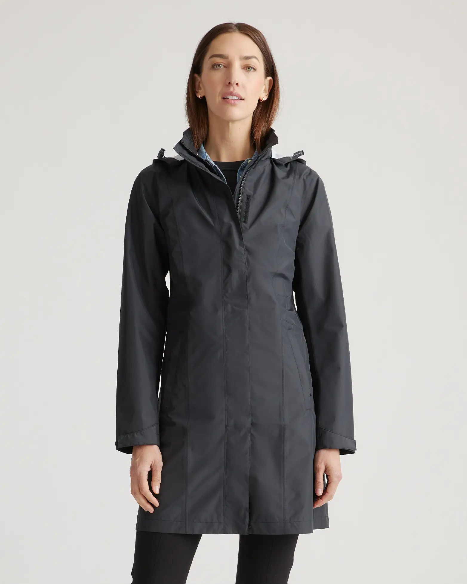 Weather Proof Long Rain Shell Jacket | Quince