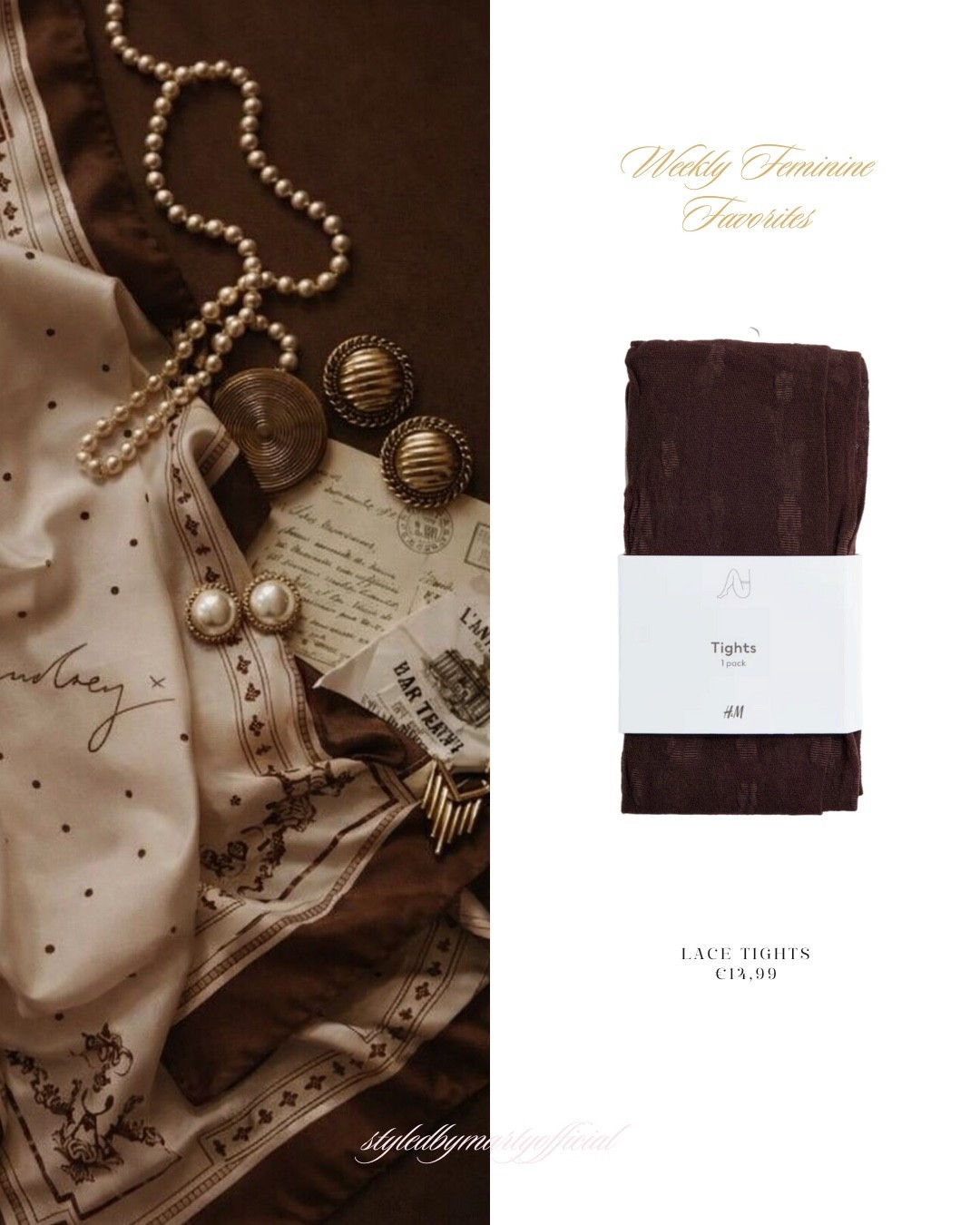 Weekly Feminine Favorite: lace tights🤎


Brown tights, brown lace tights, floral tights, tights, H&M tights, H&M finds, under 20 finds, winter find

#LTKFindsUnder50 #LTKSeasonal