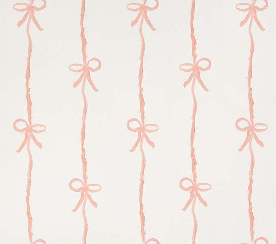 Jordan Connelly Ribbon Wallpaper | Pottery Barn Kids