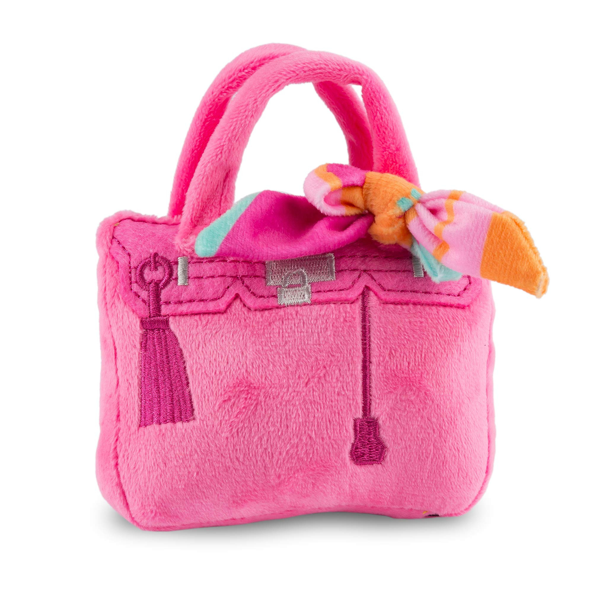 Haute Diggity Dog Barkin Bag with Scarf, Plush Designer Dog Toys with Interactive Squeaker, Stimu... | Amazon (US)