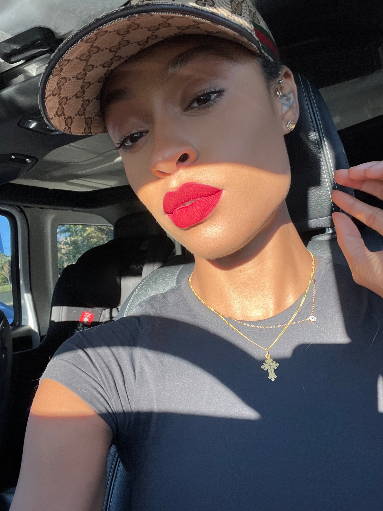 Red lip combo! 