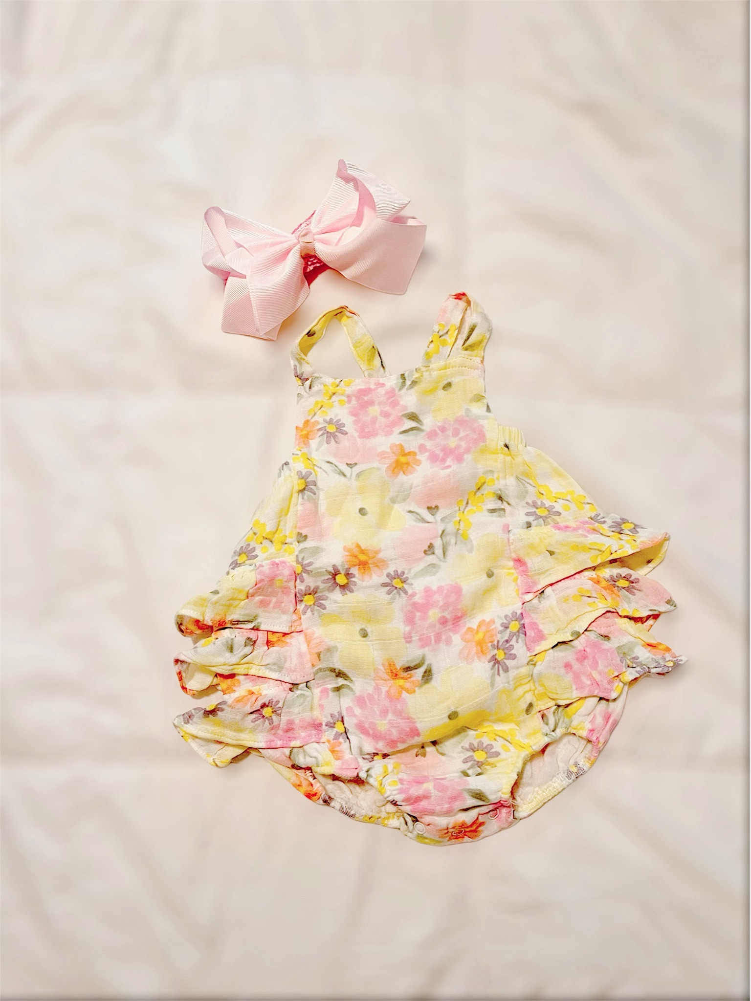 Baby girl summer floral bubble, ruffle butt bodysuit 

#LTKFindsUnder50 #LTKFindsUnder100 #LTKBaby