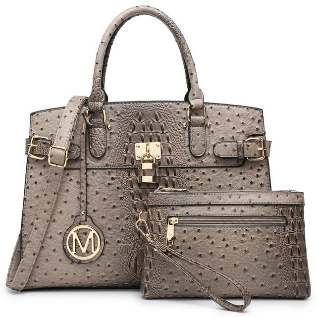 MKP Top Handle Tote Handbags Work Shoulder Bags with Matching Wristlet Wallet for Women | Walmart (US)