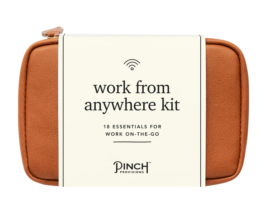 Work From Anywhere Kit | Cognac | Pinch Provisions
