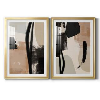 Selective Arrangement I By Wexford Homes 2 Pieces Framed Abstract Paper Art Print 30.5 in. x 42.5... | The Home Depot