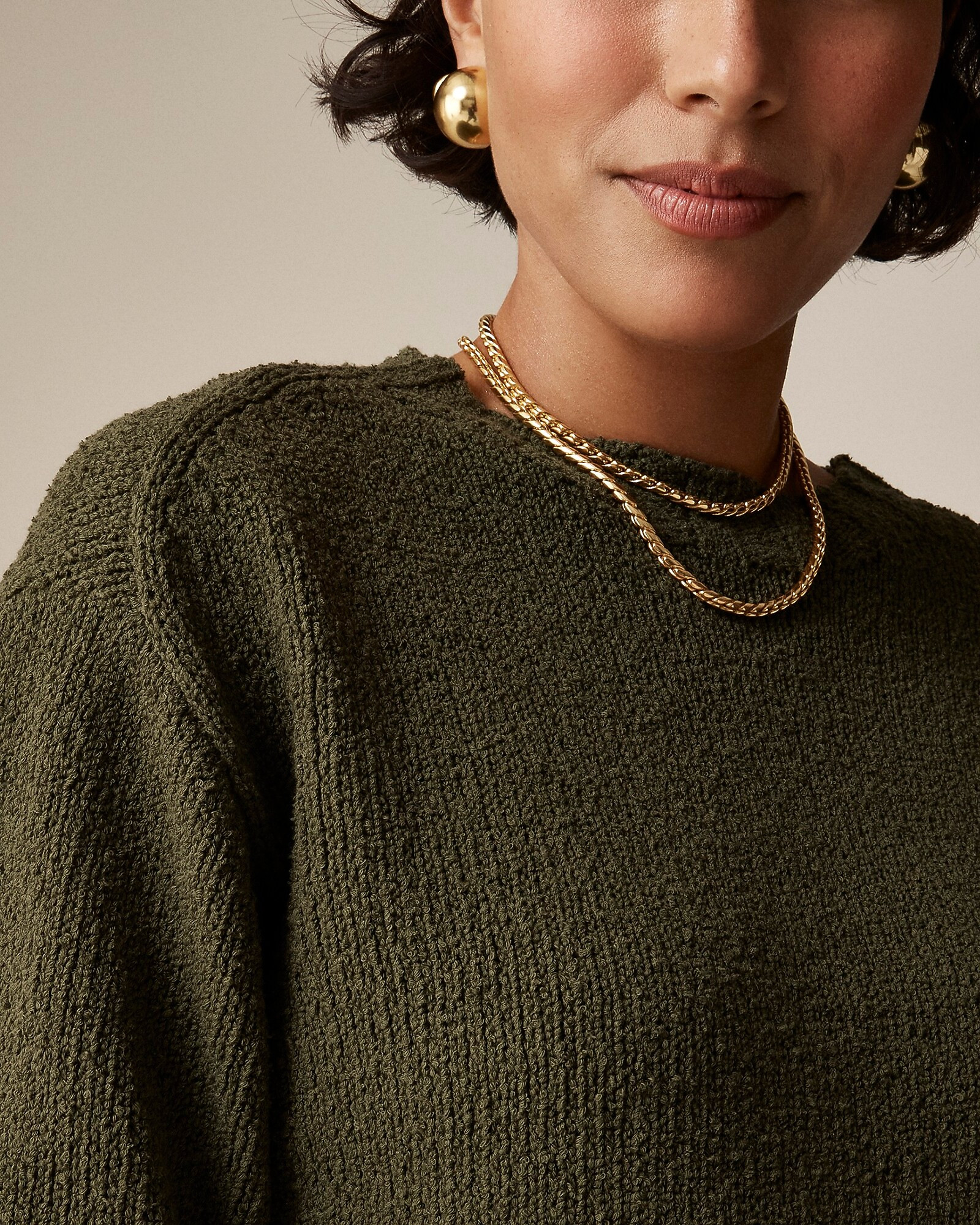 Relaxed crewneck beach sweater | J. Crew US