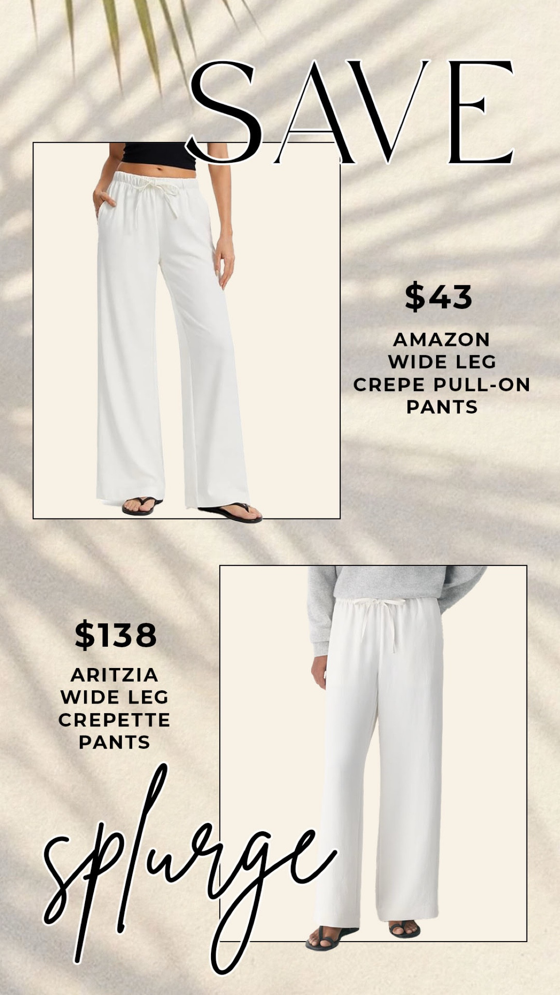 Save or splurge?! These $43 crepe pants from Amazon are nearly identical to the $138 Aritzia pair!

#saveorsplurge



#LTKootd #LTKgrwm #LTKSeasonal