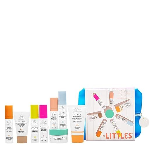 Drunk Elephant The Littles 3.0 Kit. Travel Skin Care Essentials Bundle with Bag (Jelly Cleanser, ... | Amazon (US)