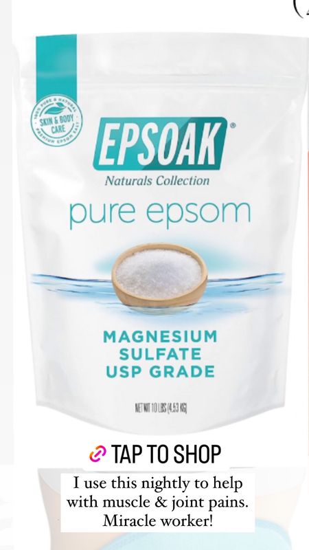 Pregnancy pain relief! I rely on my Epsom salt baths every. Single. Night! This is what i use! 

#LTKhome #LTKbump #LTKunder50